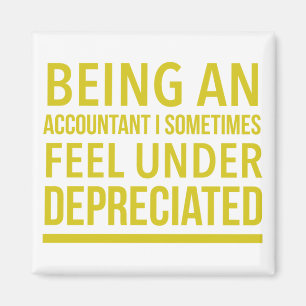 Funny Accountant Pun Magnet