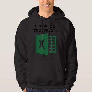 Funny Accountant Spreadsheet Freak In The Sheets Hoodie