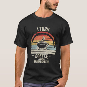 Funny Accountant Spreadsheets Shirt Retro Vintage