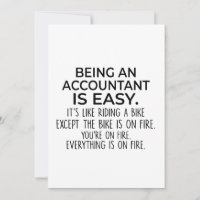Funny Accountants - Being Accountant is Easy, Gift