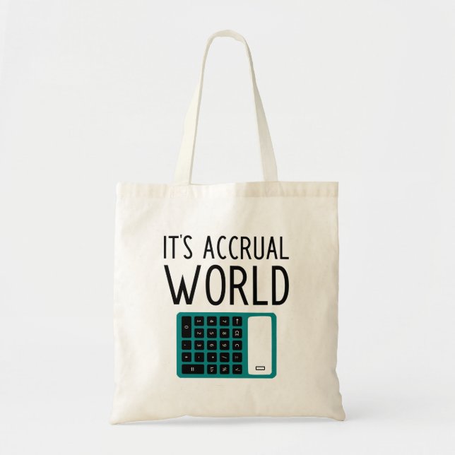 Funny Accounting Tote Bag (Front)