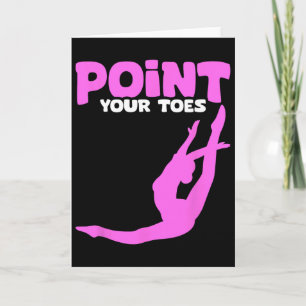 Funny Acro Gymnastics Coach Gymnast Llerina Llet D Card