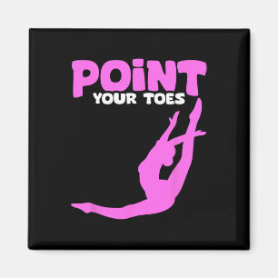 Funny Acro Gymnastics Coach Gymnast Llerina Llet D Magnet