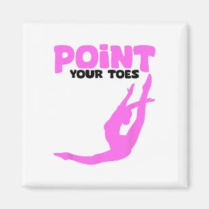 Funny Acro Gymnastics Coach Gymnast Llerina Llet D Magnet