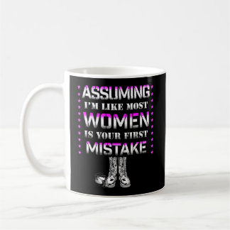 Funny Active Female Woman Military Retired Veteran Coffee Mug