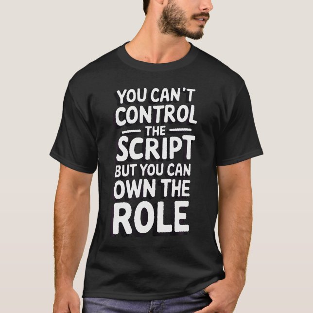 Funny Actor Theatre T-Shirt (Front)