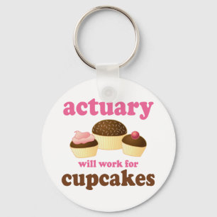 Funny Actuary Key Ring