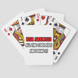 Funny Actuary Shirts and Gifts Playing Cards