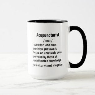 Funny Acupuncturist Definition gifts for men women Mug