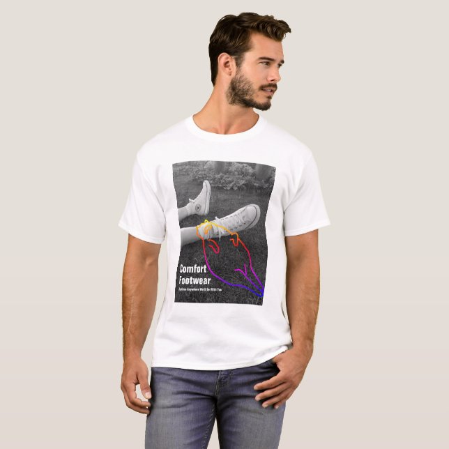 Funny Ad Poster T-Shirt (Front Full)