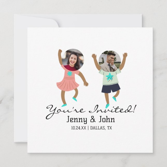 Funny Add Photo Customised Bride & Groom Wedding   (Front)