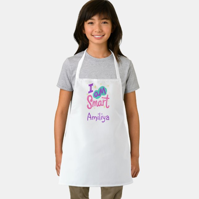 Funny add your logo kids  apron (Insitu)