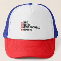 Funny Adhd Agile Driven Hyper Focused Dynamic Gift