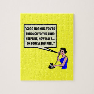 Funny ADHD Jigsaw Puzzle