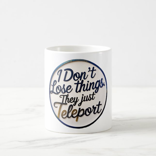 Funny ADHD Mug – Neurodivergent Gift, Lost Things (Center)