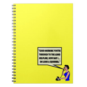 Funny ADHD Notebook