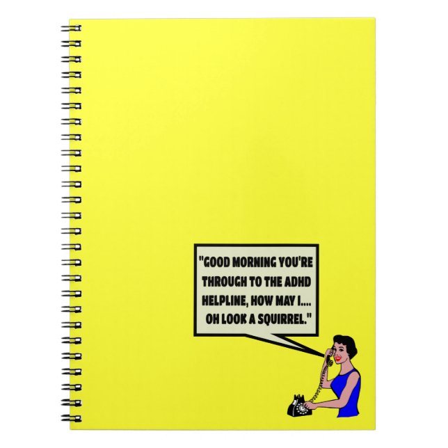 Funny ADHD Notebook (Front)