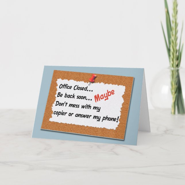 Funny Administrative Professionals Day Sign  Card (Front)