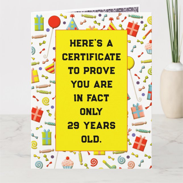 Funny Adult Birthday Card (Front)