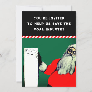 Funny Adult Christmas Holiday Party Invitation