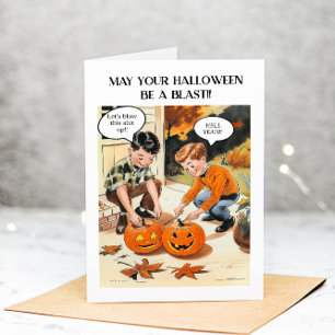 Funny Adult Halloween Sarcastic Greeting Card