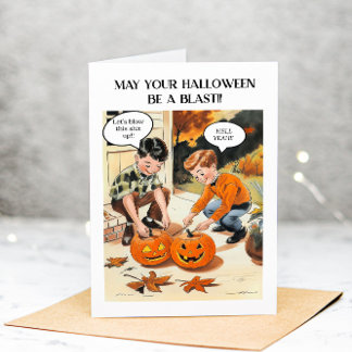 Funny Adult Halloween Sarcastic Greeting Card
