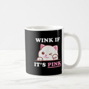 Funny Adult Humour Cute Cat Cool Pink Shocker Dirt Coffee Mug