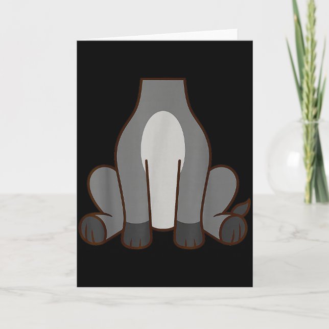 Funny Adult Kids Men Women Costume  Card (Front)