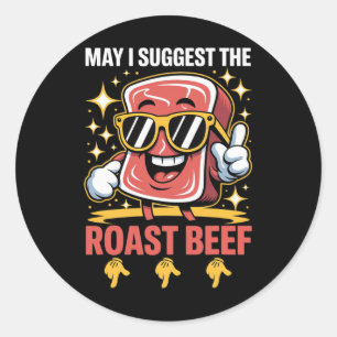 Funny Adults Humour Classic Round Sticker