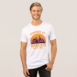 Funny Adventure Cycling Quote for Riders Lover  Tri-Blend Shirt