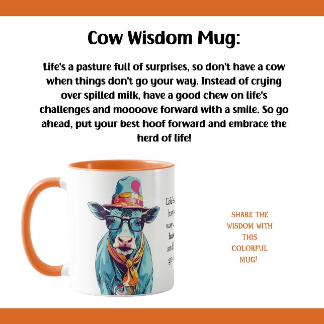 Funny Advice From A Cow Mug (Creator Uploaded)