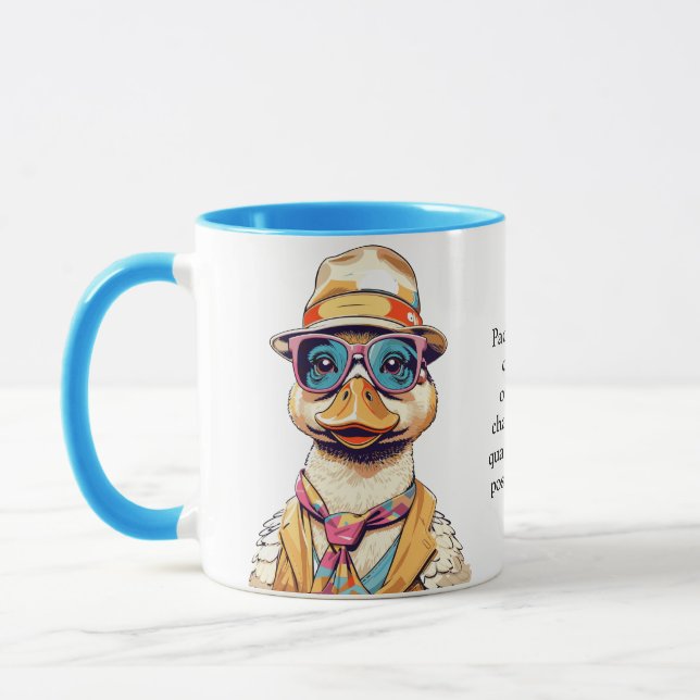 Funny Advice From A Duck  Mug (Left)
