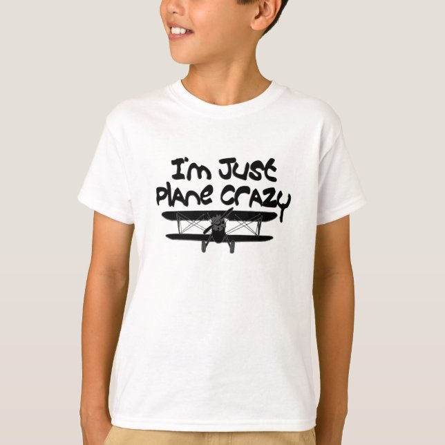 funny aeroplane T-Shirt (Front)