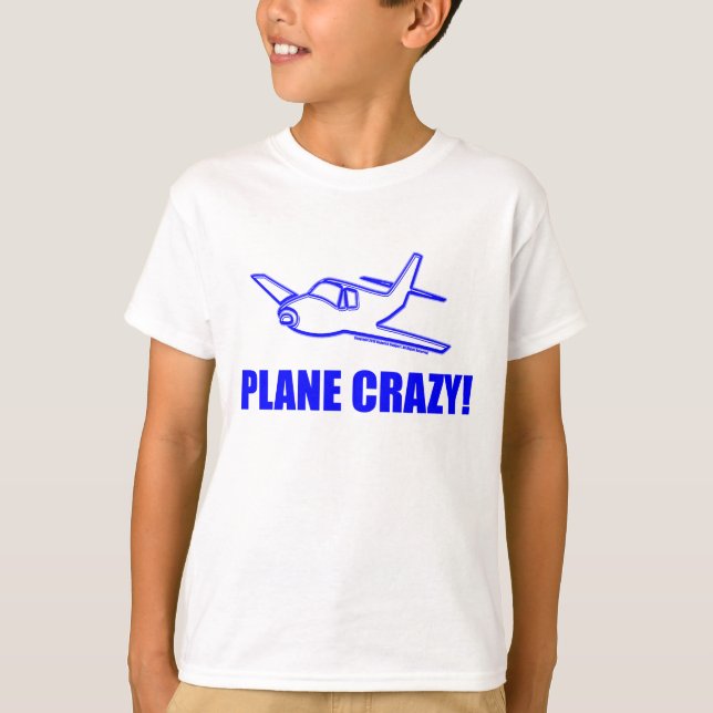 Funny Aeroplane T-Shirt (Front)
