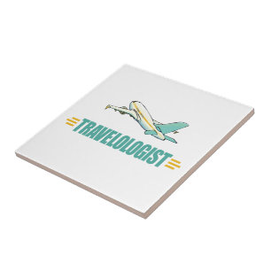 Funny Aeroplane Tile