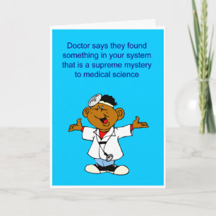 funny African American get well Card