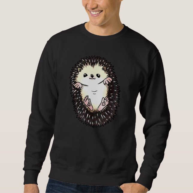 Funny African Bellied Hedgehog Costume Cute Hedgeh Sweatshirt (Front)