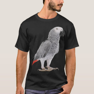 Funny African Grey Parrot Bird Hoodie Womens Mens T-Shirt