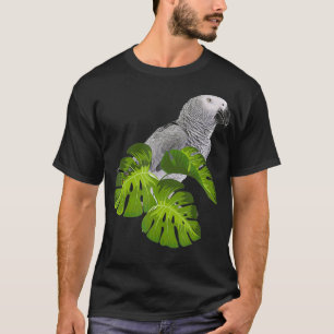 Funny African Grey Parrot Bird Shirt Womens Mens