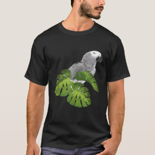 Funny African Grey Parrot Bird Shirt Womens Mens