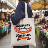 Funny Aging Quote Tote Bag – Certified Vintage