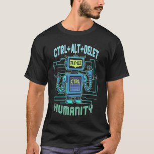 Funny AI Robot T-Shirt 2025 - ChatGPT 6.0 Meme Tee