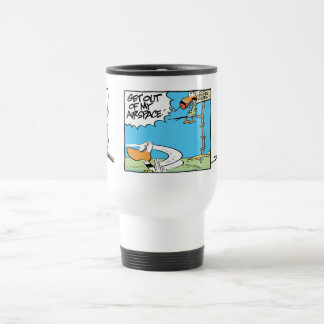 Funny Air Traffic Controller Cartoon Mug