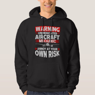 Funny Aircraft Mechanic Aeroplane Mechanic 1 Hoodie
