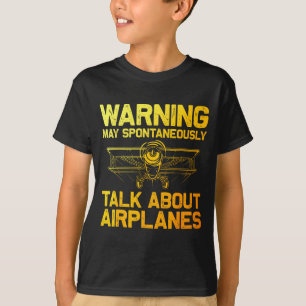 Funny Airplane Novelty For Men Women Plane Aviatio T-Shirt