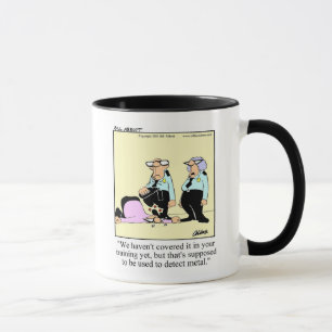 Funny  Airport Security Metal Detector Mug