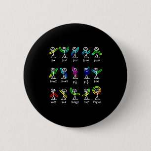 Funny Algebra Dance Function Math Teacher Geek Ner 6 Cm Round Badge