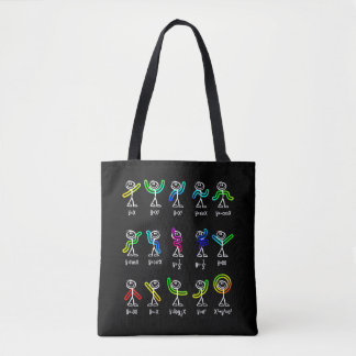 Funny Algebra Dance Function Math Teacher Geek Tote Bag