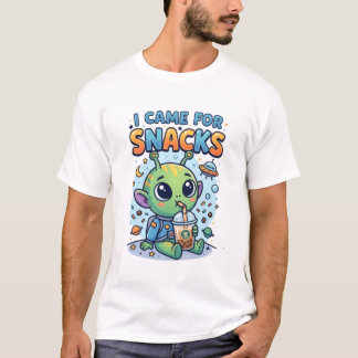 Funny Alien Bubble T-Shirt – Cute Alien