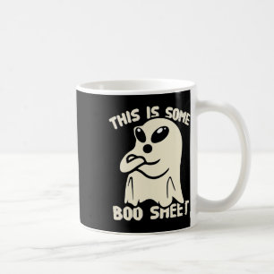 Funny Alien Bull Ghost Halloween This Is Some Boo Coffee Mug